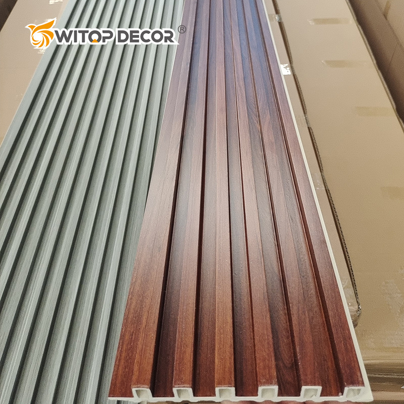High Quality Indoor Decoration WPC Fluted WPC PVC Wall Panel