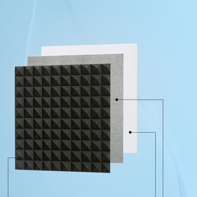 Polyester Fiber Acoustic 3D Panels for Office