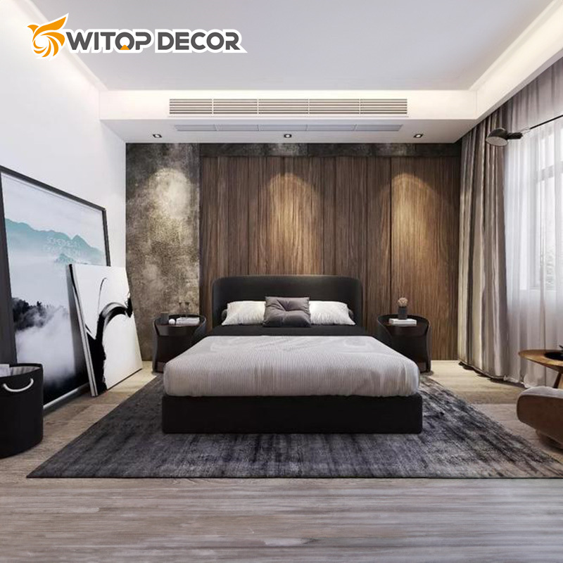 China Wholesale WPC Wall Panel Bamboo Charcoal Board Wood Veneer Charcoal Panel for Interior House Decoration