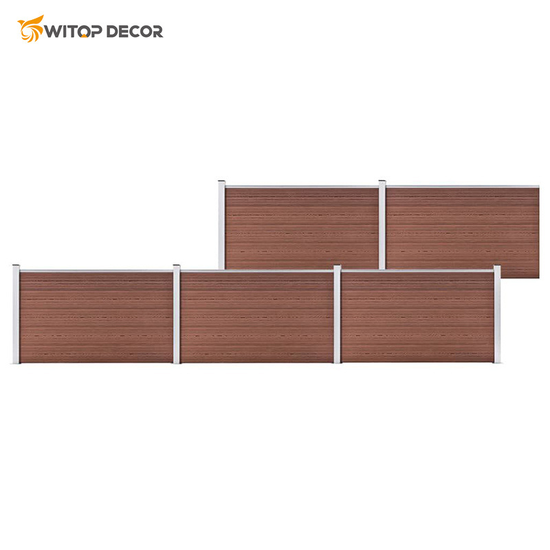 Latest Design Recyclable WPC Composite Material Fencing