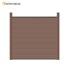 Outdoor WPC Wood Plastic Composite Building Material Fence