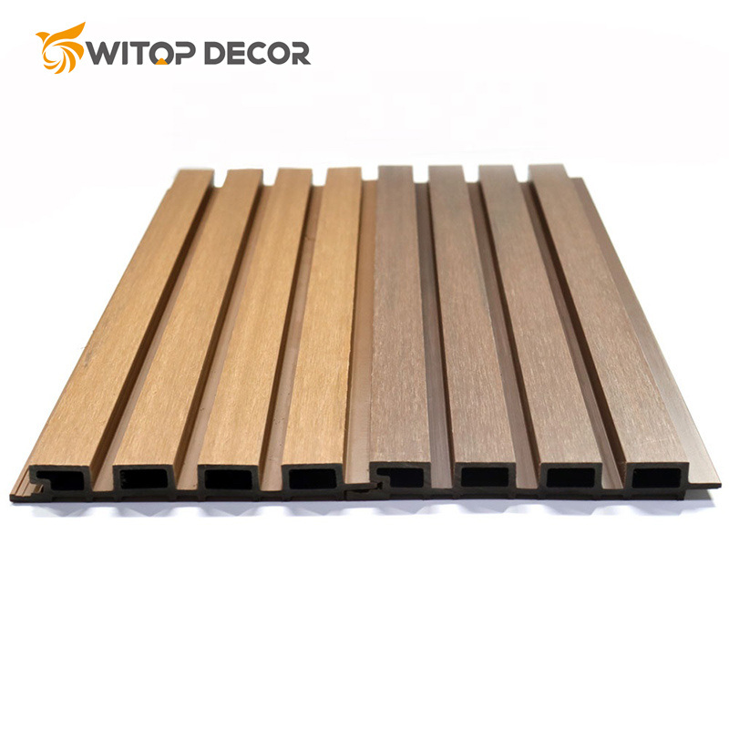 Villa WPC Wall Cladding and Waterproof Wood Plastic Composite WPC Wall Panel for Sale