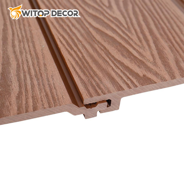 Waterproof Plastic Composite Exterior Wall Panel WPC Wall Panel Outdoor Wall Panel Cladding