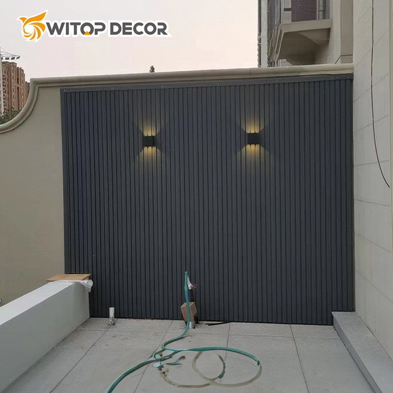 Outdoor Co Extrusion WPC Wall Panel Flexible Wall Cladding Panel for Exterior Wall
