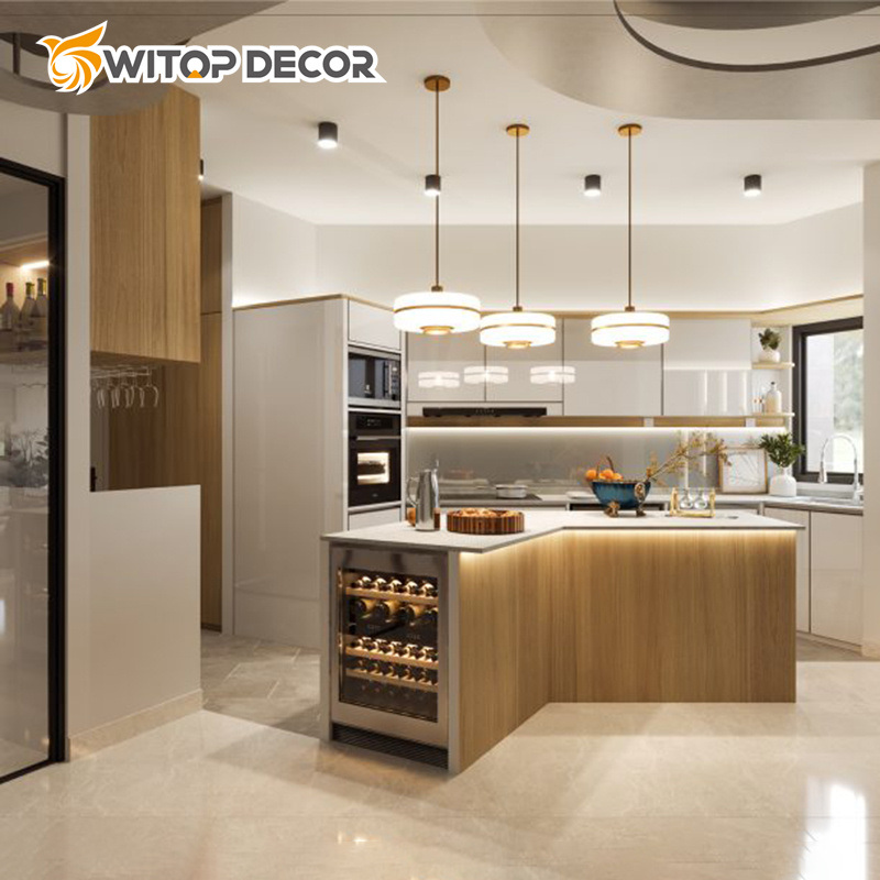 Witop WPC 1220*2400mm PVC Wood Plastic Composite Laminate Wall Panels