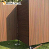 Wooden Grain Fluted Panel for Decoration PVC WPC Wall Panel WPC Wall Panel Cladding
