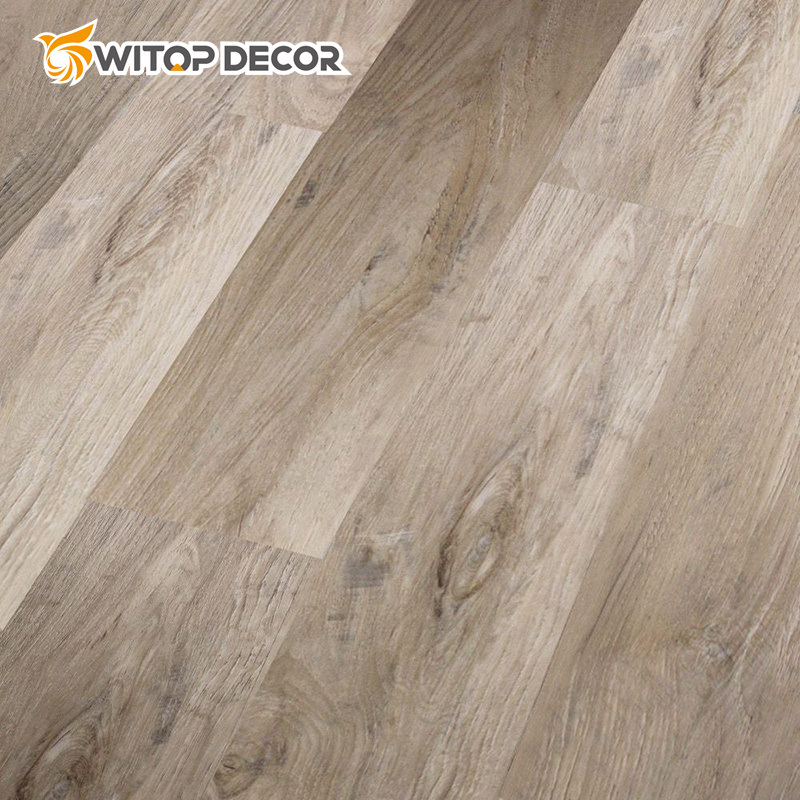 4/0.3 Spc Waterproof Wood Grain Interlocking Spc Floor Environmentally Friendly Vinyl Flooring