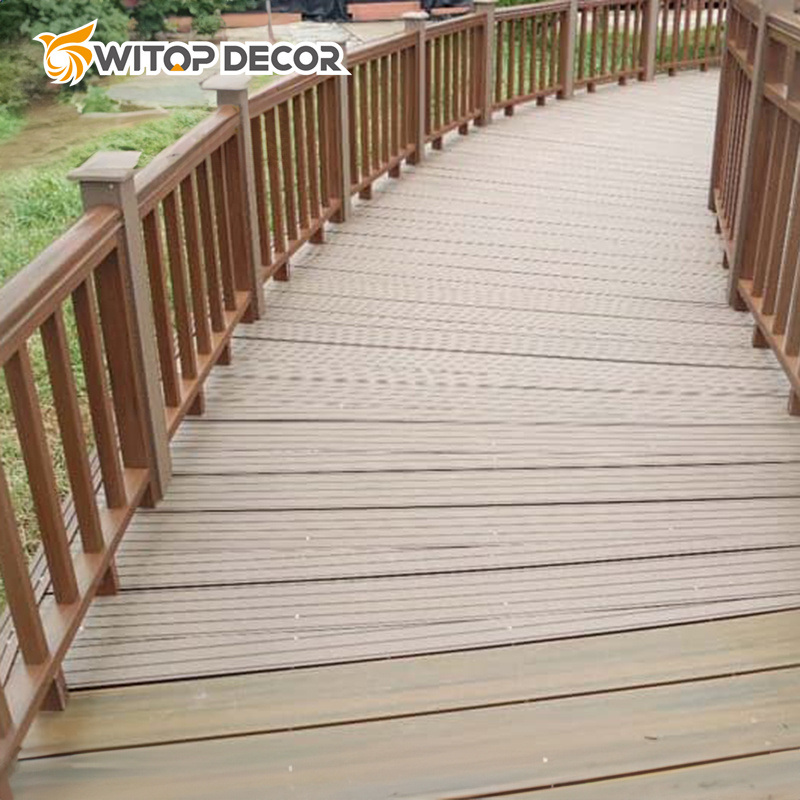 Eco-Friendly High Quality Wood Plastic Composite Deck Co-Extrusion WPC Decking