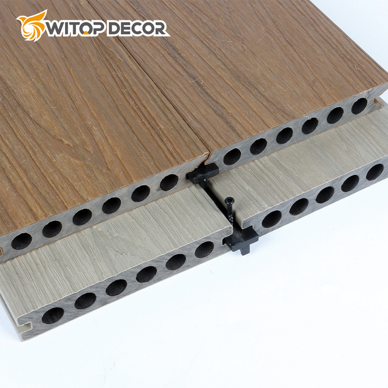 Outdoor Easy to Install PVC Plastic Flooring Composite Decking Boards