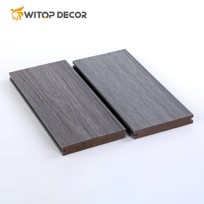Co-Extrusion WPC Decking Second Generation Outdoor Decking WPC Flooring