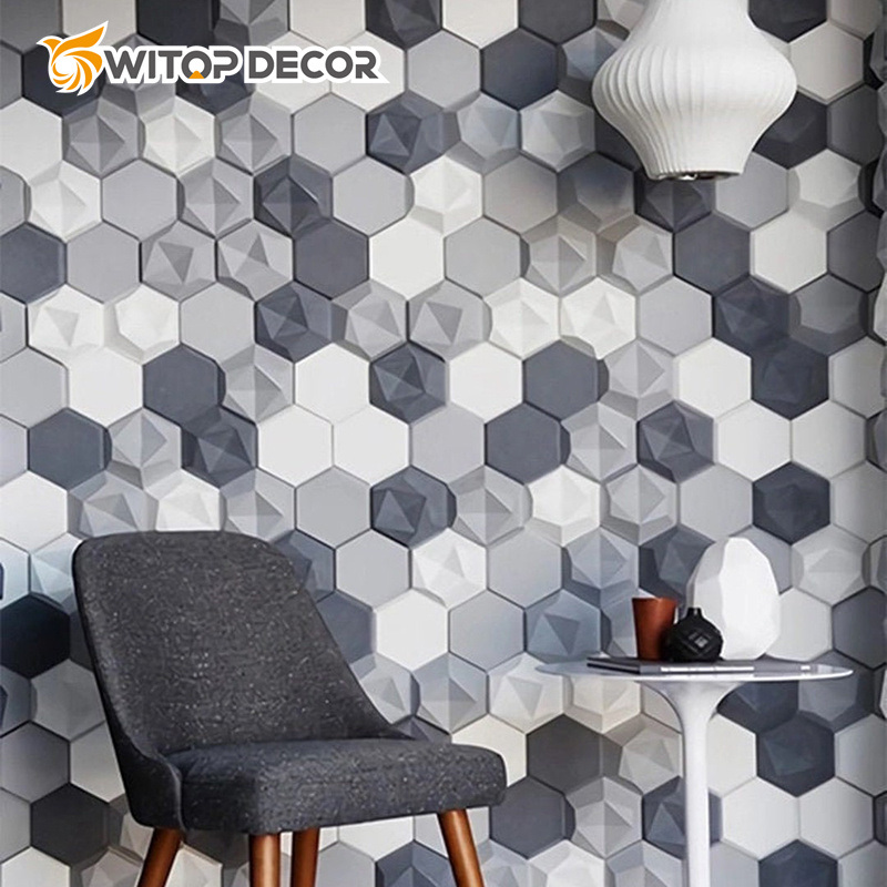 Black MDF Wall Panel Polyester Acoustic Panel Wooden Slat Wall Panel