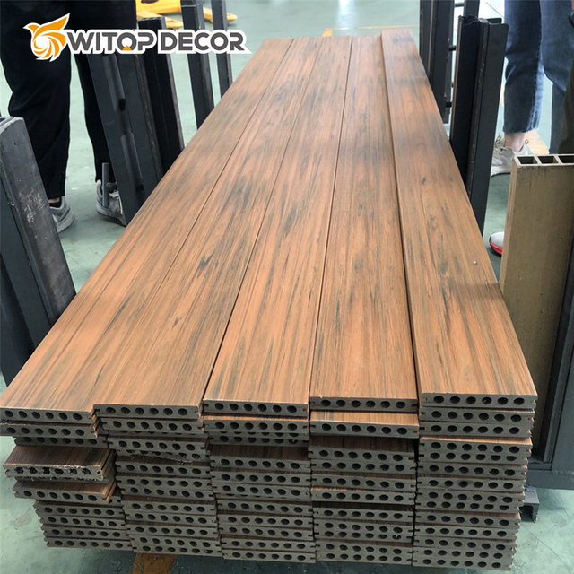 Water Proof Garden Co Extrusion Composite Wooden Floor Terrace Board WPC Decking