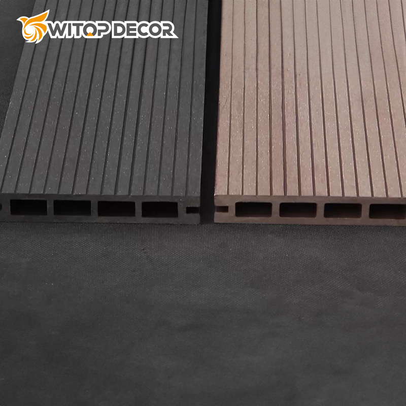Factory Waterproof Anti-Slip 3D Embossing WPC Composite Decking for Outdoor