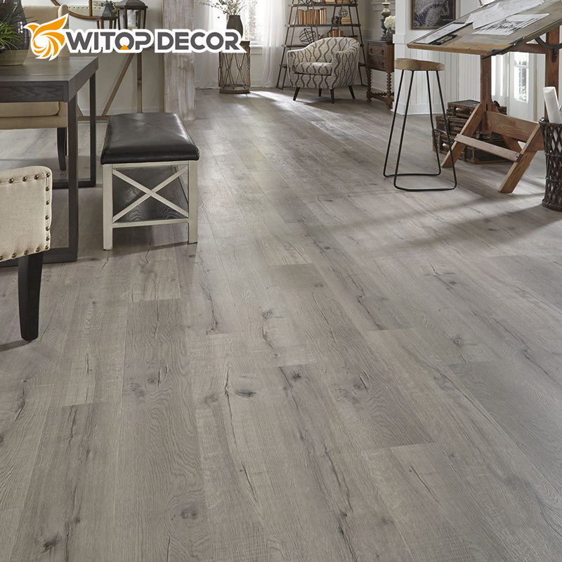 1220*180mm Waterproof PVC Vinyl Floor Click Interlocking Spc Flooring to Home Decoration