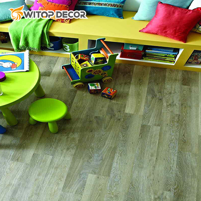 2mm Self-Adhesive Plastic Lvt Lvp Luxury Floor Tiles Vinyl PVC Flooring