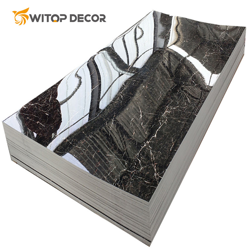 3mm Thickness Marble Design PVC UV Sheet for Wall Covering