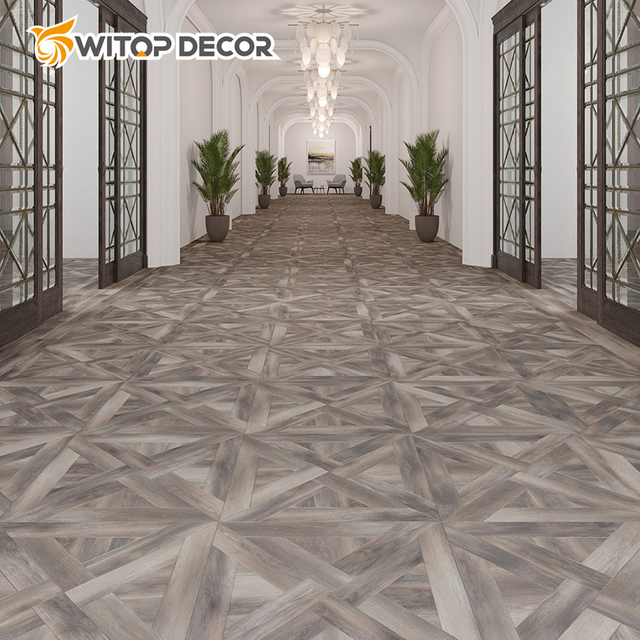 Commercial Non-Slip Lvt PVC Vinyl Flooring, Recycled Plastic Plank, PVC Flooring Plank