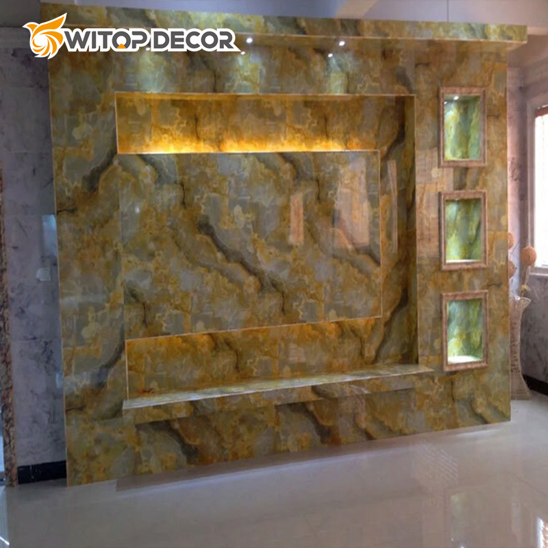 3D Open Book Artificial PVC Texture Sheet Plastic 3mm PVC Marble Sheet