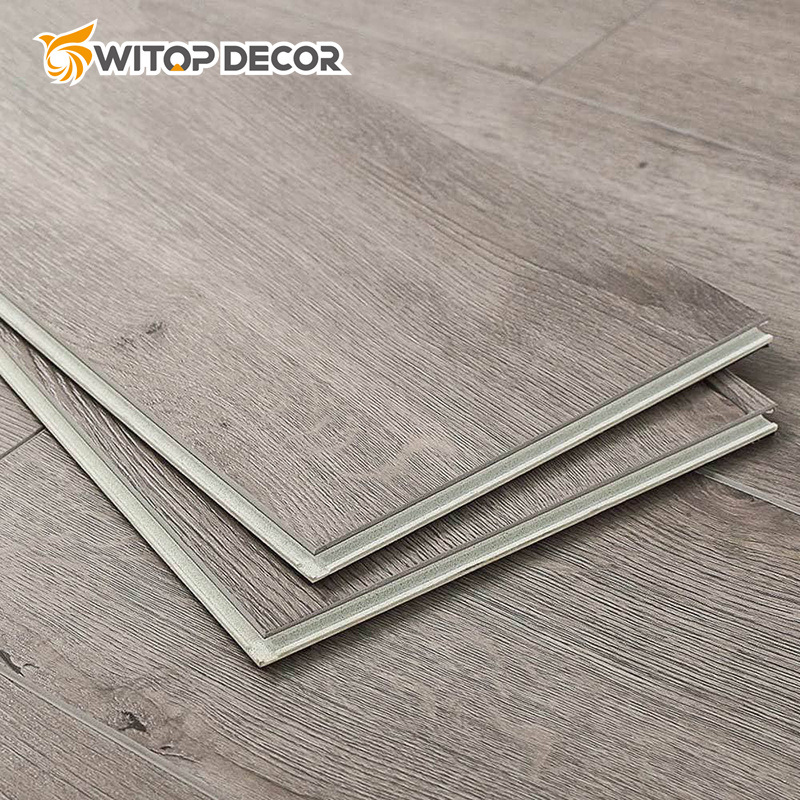 Retro Splicing Wood Grain Spc Vinyl Click Flooring