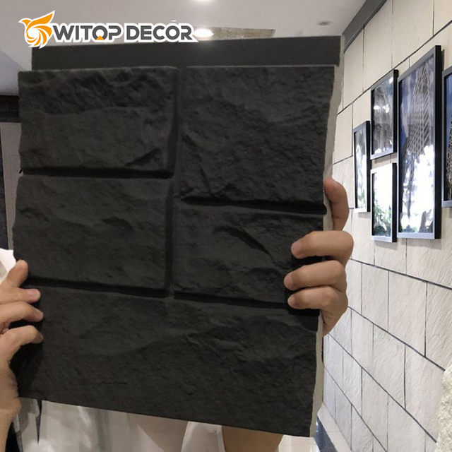 Mushroom Panels Cultural Cladding PU Artificial Culture Stone Wall Panel