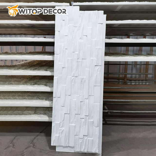 1200X600X30mm 1200X600X50mm Indoor and Outdoor PU Culture Stone Replacement Stone Alternative Stone