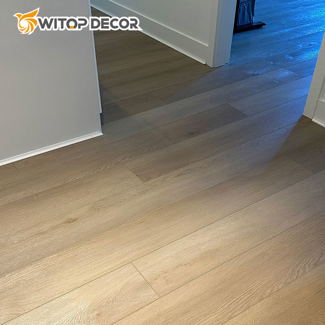 Popular Wooden Grain Spc Laminate Flooring for Home Decoration