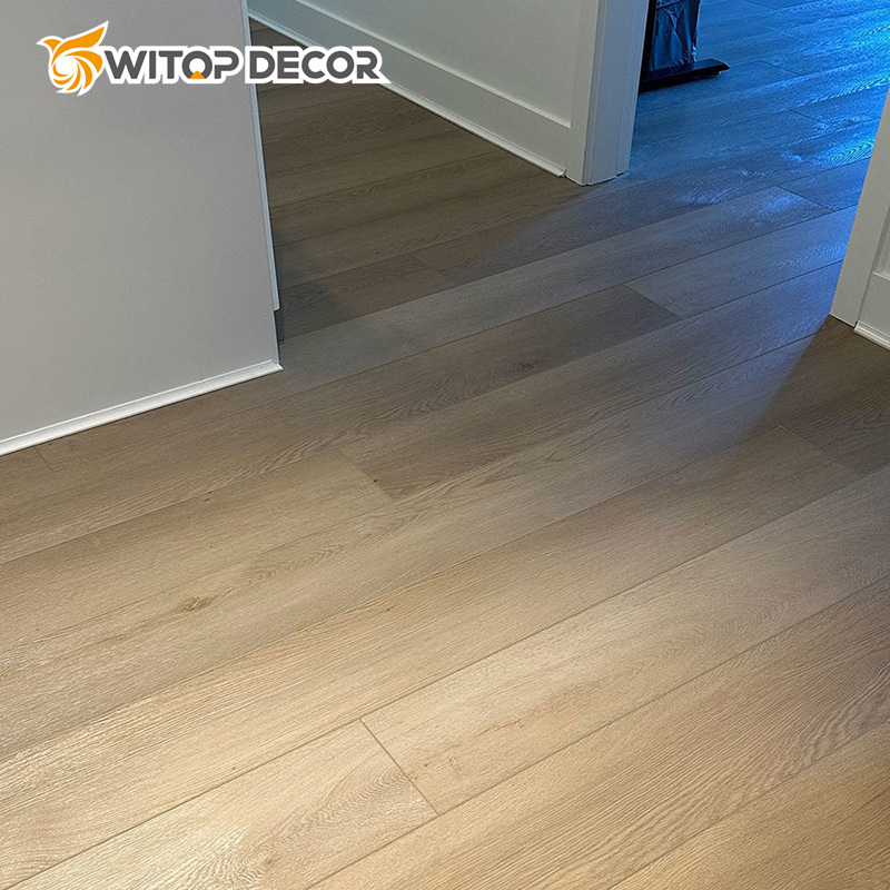 Popular Wooden Grain Spc Laminate Flooring for Home Decoration