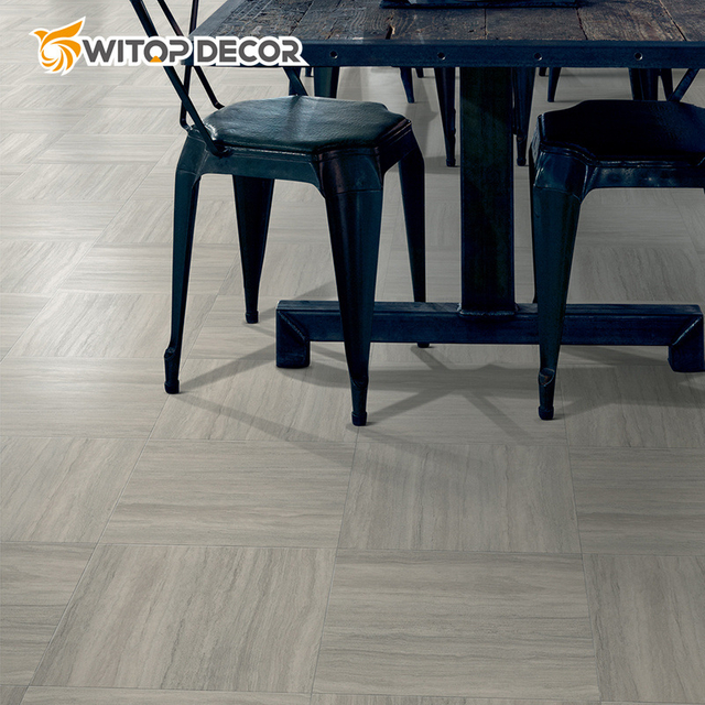 Fireproof Properties Size 6"X36"X 3.0mmx0.2mm Dry Back Lvt Flooring Tiles Residential Spcace