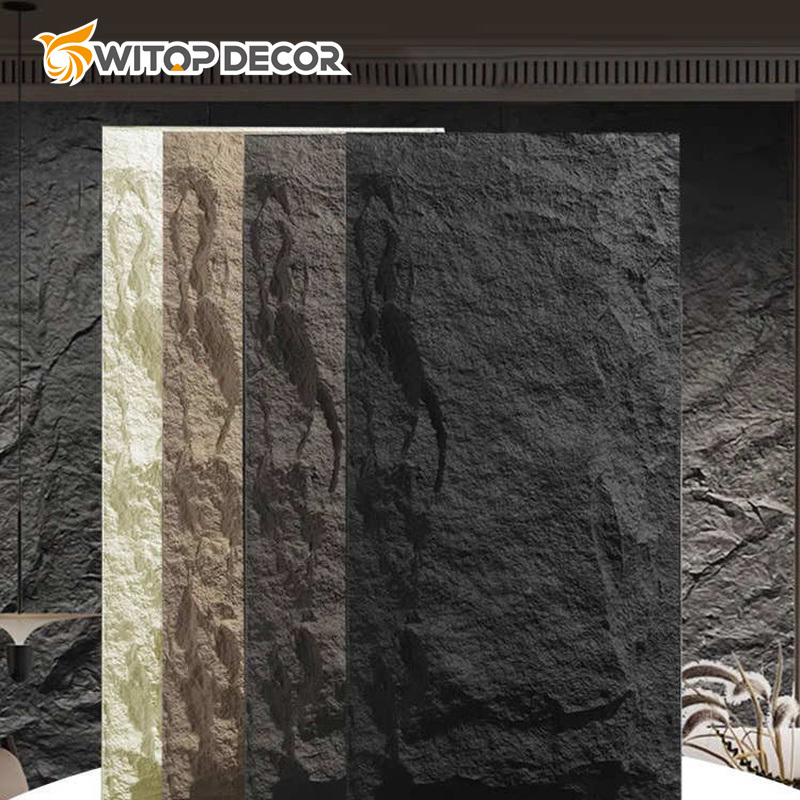 Interior Decoration Waterproof PU Culture Stone 3D Decoration PU Stone Wall Panel