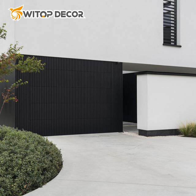 219X26 Outdoor Fluted WPC Wall Panel Exterior Cladding Plastic Composite Wall Board