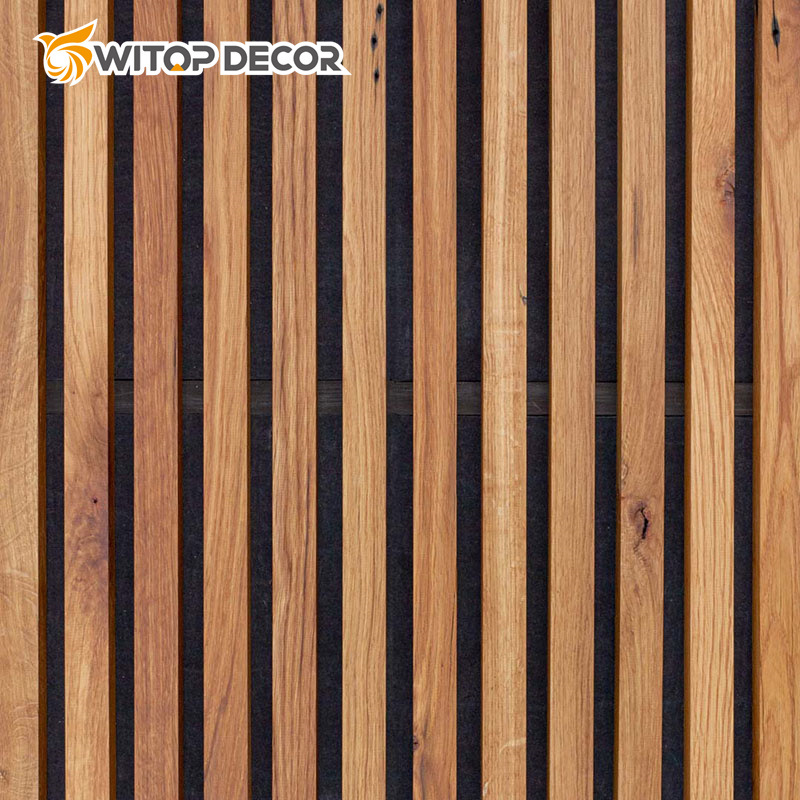 Akupanel Wall Veneer Panel Oak Slat Wood Acoustic Panels
