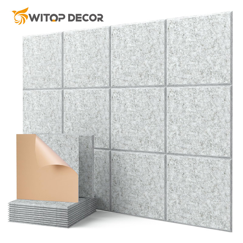 600*600*22mm Soundproof Fire Resistance Studio Acoustic Panels