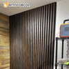 Fire Resistant 200*200mm Grooved Wood Timber Acoustic Paneling for Walls