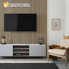 High Density Basic Acoustic Panels Slat Wood Wall Panels for Interior Wall Decor