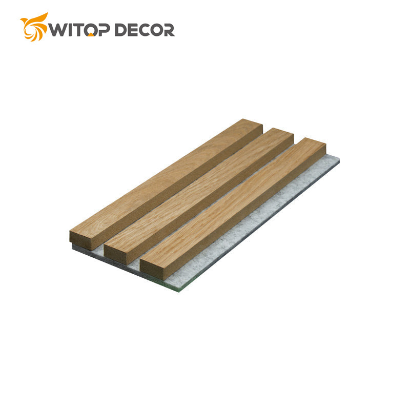 Acoustic Panel Veneer Wood Wall Panel Sheet Customizable Soundproof Material Oka