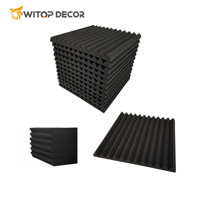 600X3000mm Long Wooden Aku Panel Acoustic Wall Panel Black MDF Slat Wall Panel