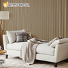 Multi-Color Optional Wooden Strip Acoustic Panel MDF Acoustic Wall Panels