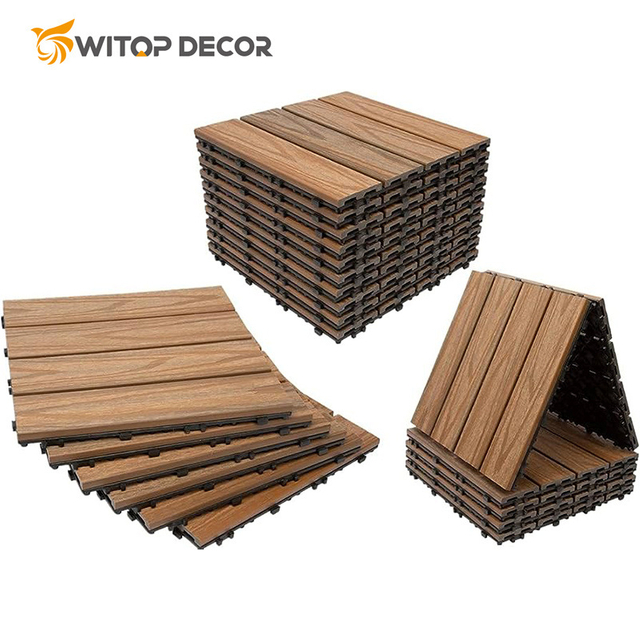 Waterproof Co-Extrusion Interlocking WPC Composite Decking