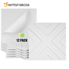 Acoustic Sound Proof Wall Panels Adhesive Polyester Fiber Acoustic Panels