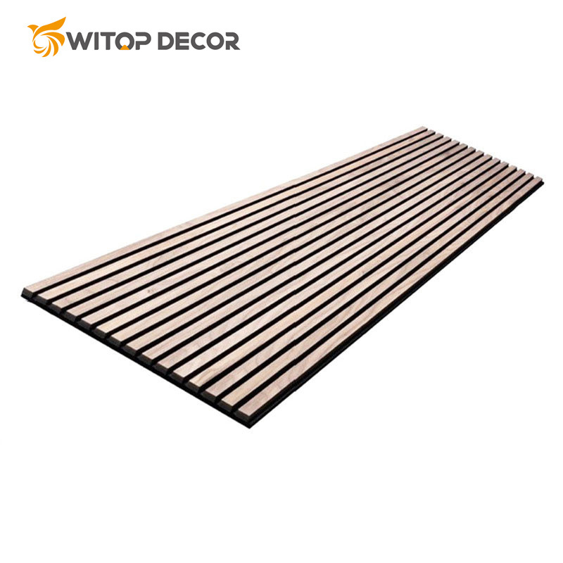 Multifunctional Pet MDF Acoustic Panels Sound Proof Wall Panels Slat Wall Panel