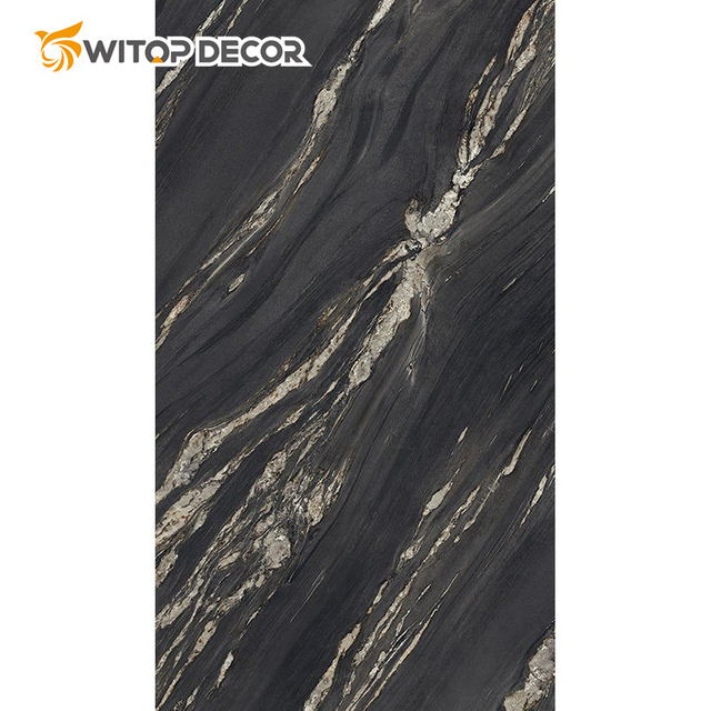 Luxury Modern Style 4X8 PVC Marble Sheet High Glossy Faux UV Marble Wall Panels