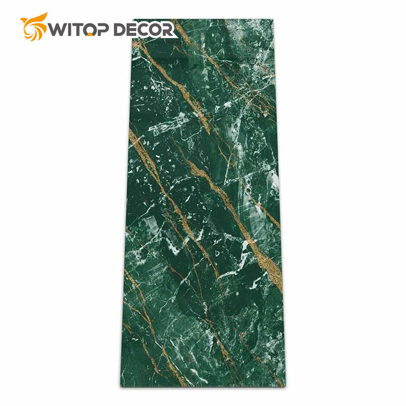 Custom PVC Poly Marble Sheet UV Sheet UV Marble for Interior Decoration Wall