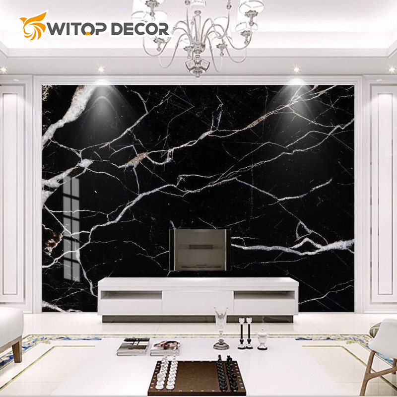 New Design UV Plastic Marble Decor Board PVC Faux Marble Wall Panel