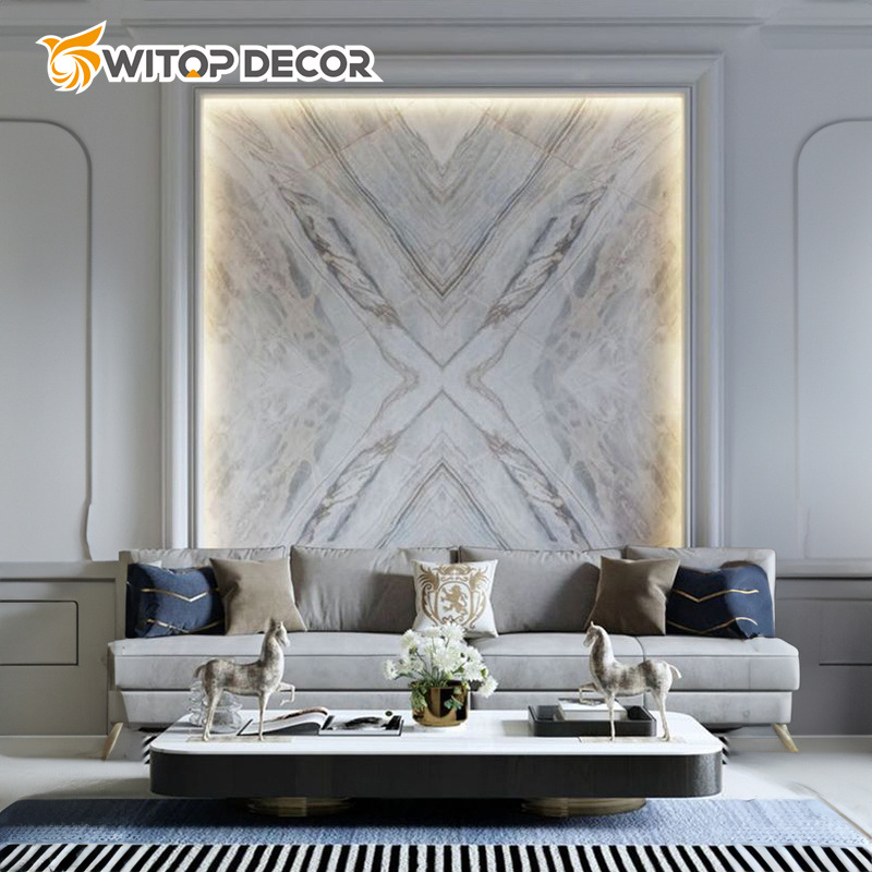 Cost-Effective High Glossy PVC Marble Sheet with High Quality