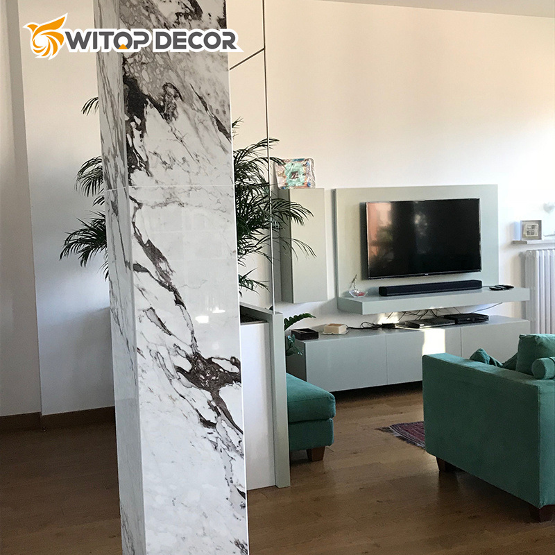 Wholesale Price High Glossy 1220mm*2440mm*2.5mm Marble PVC Sheets for Home Decoration