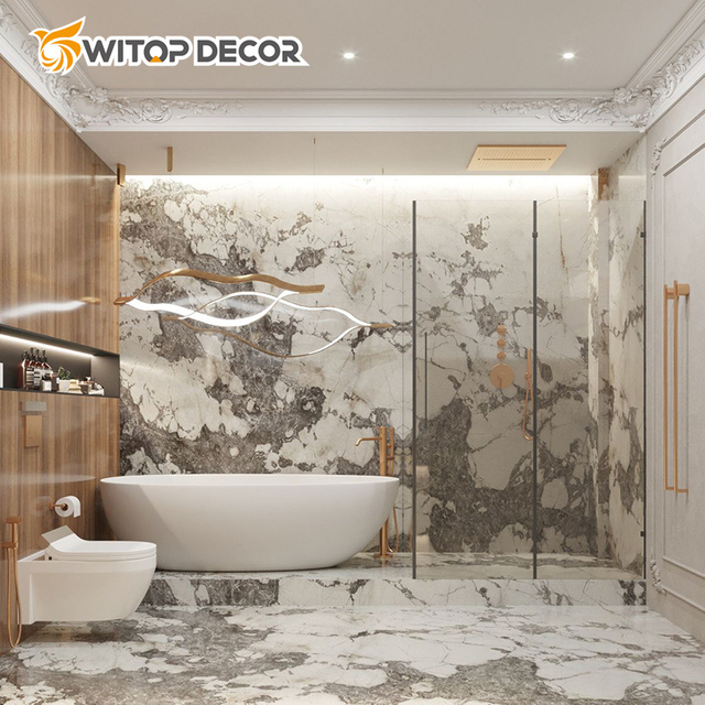 Worth Buying Colors Printing Ceiling Board PVC UV Marble Sheet