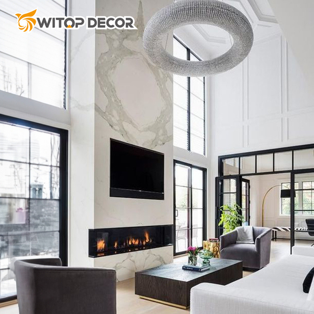 Luxury Hotel Villa Artificial Marble Sheet UV Wall Panel UV Board