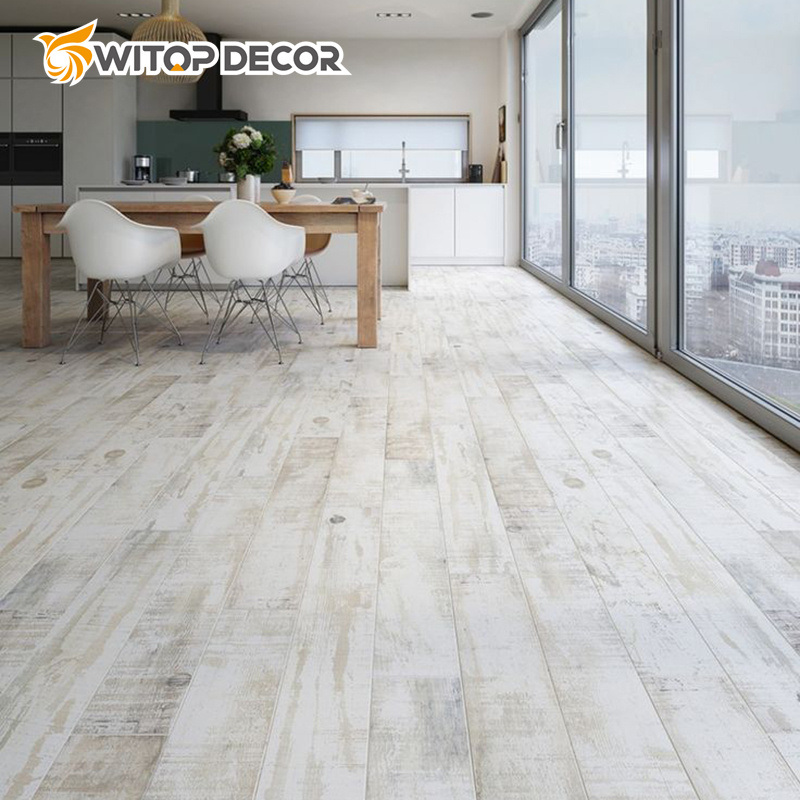 High Gloss Spc Rigid Core Flooring Fire Resistant Click Spc Flooring Manufacturer