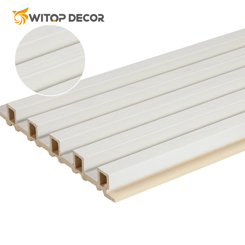 Easy Install Interior Fluted WPC PVC Wall Panels for Ceiling/Living Room/Office