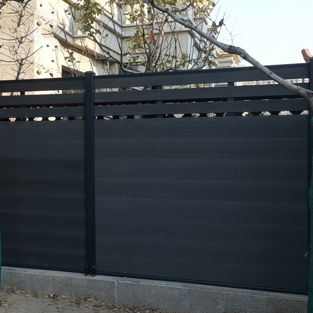 Factory Cattle Field Fence for Animal Wood Plastic Composite WPC Privacy Fence Garden Fence